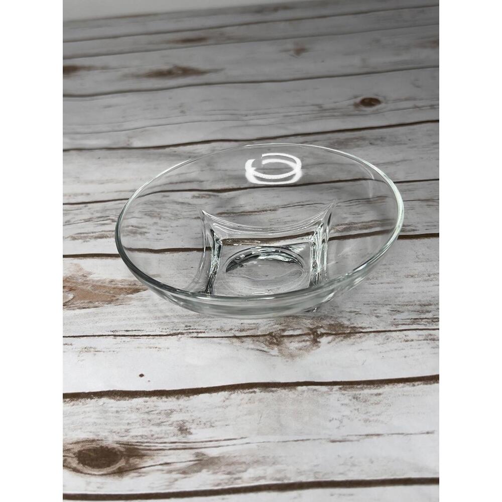 Hazel-Atlas Colony‎ Clear Square Base 60s Glass Bowl Set of 4
